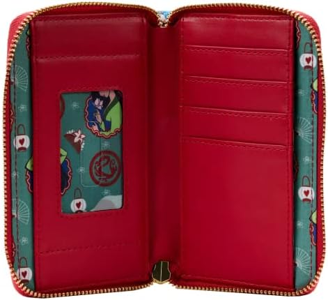 Loungefly Disney Mulan Princess Scene Zip Around Wallet - Image 3