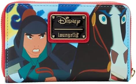Loungefly Disney Mulan Princess Scene Zip Around Wallet - Image 2