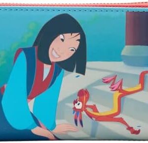 Loungefly Disney Mulan Princess Scene Zip Around Wallet