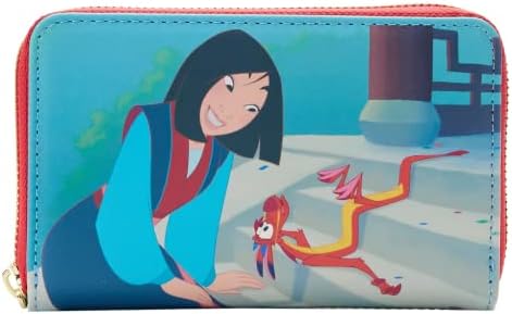 Loungefly Disney Mulan Princess Scene Zip Around Wallet