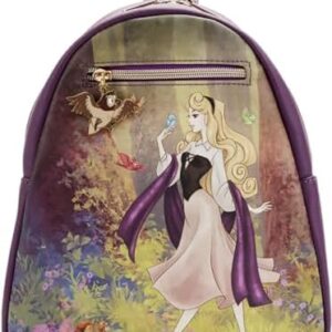 Loungefly Disney Sleeping Beauty Princess Aurora Illustration Mini Backpack