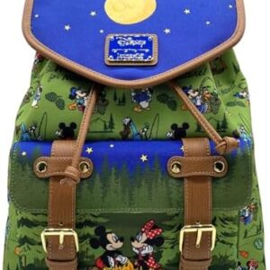 Loungefly Mickey, Minnie, & Friends Camping Scene Rucksack