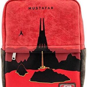 Loungefly Star Wars Lands Mustafar Square Womens Double Strap Shoulder Bag Purse