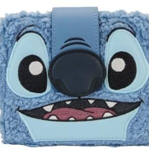 Loungefly Stitch Plush Sherpa Bifold Wallet