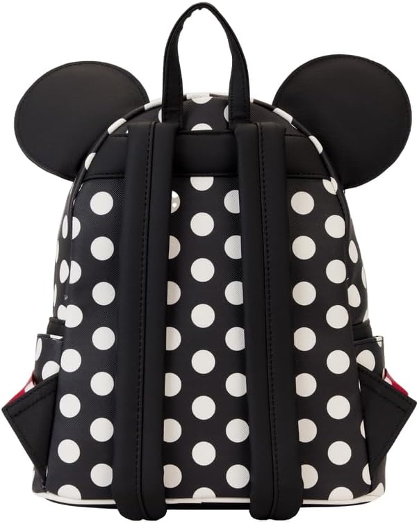 Loungefly Disney Minnie Mouse Rocks the Dots Mini Backpack Shoulder Bag - Image 4