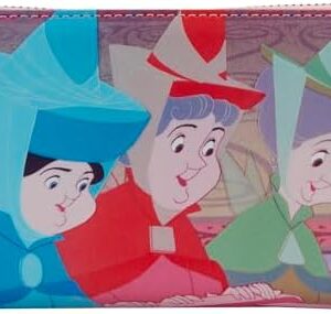 Loungefly DISNEY SLEEPING BEAUTY PRINCESS SCENE ZIP AROUND WALLET