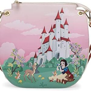 Loungefly Disney Snow White Castle Scene Crossbody Bag Purse Handbag