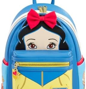 Loungefly Disney Snow White and the Seven Dwarfs Cosplay Womens Double Strap Shoulder Bag Purse