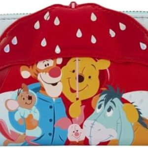 Loungefly Disney Winnie the Pooh and Friends Rainy Day Zip Around Wallet