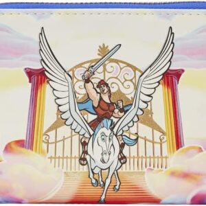 Loungefly Hercules Mount Olympus Golden Gates Zip Around Wallet