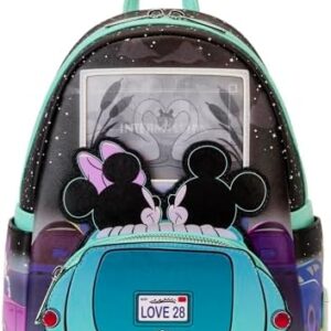 Loungefly Mickey & Minnie Date Night Drive-In Lenticular Mini Backpack