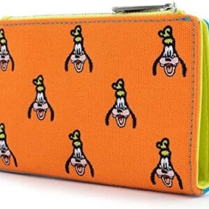 Loungefly x Disney Goofy Embroidered Canvas Wallet (One Size, Multi)