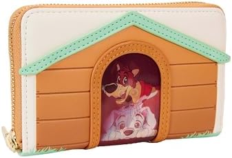 Loungefly Disney I Heart Disney Dogs Dog House Triple Lenticular Zip Around Wallet - Image 7