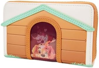 Loungefly Disney I Heart Disney Dogs Dog House Triple Lenticular Zip Around Wallet - Image 6
