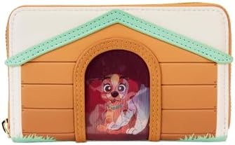 Loungefly Disney I Heart Disney Dogs Dog House Triple Lenticular Zip Around Wallet - Image 2