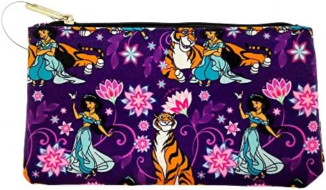 Avantaway Loungefly Disney Aladdin Movie Pencil Case Wallet Coin Purse Bag Jasmine Rajah