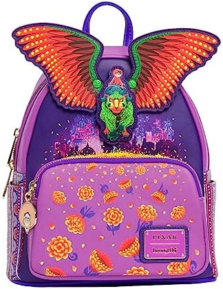Loungefly Coco Miquel Rides Pepita Mini Backpack, Multicolor, One Size, Classic, Multicolor, One Size