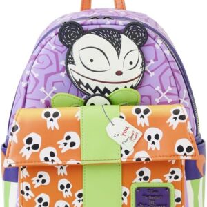 Loungefly Disney Nightmare Before Christmas Scary Teddy Present Glow Mini Backpack