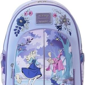 Loungefly Disney Sleeping Beauty 65th Anniversary Floral Scene Double Strap Shoulder Bag