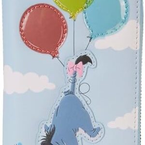 Loungefly Disney Winnie the Pooh and Friends Floating Balloons Zip Around Wallet