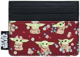 Loungefly Star Wars The Mandalorian Grogu Floral Cardholder