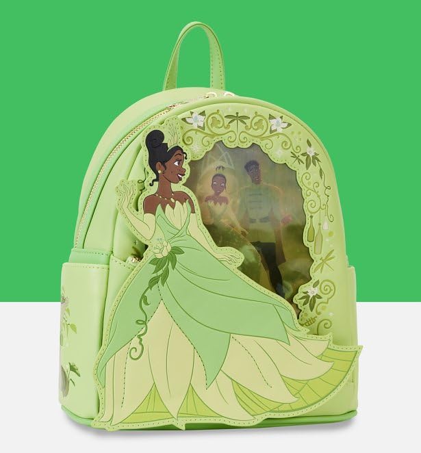 Loungefly Disney Princess and the Frog Lenticular Mini Backpack - Image 2