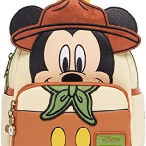 Loungefly Disney Mickey Mouse Adventureland Cosplay Womens Double Strap Shoulder Bag Purse