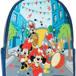 Loungefly Disney Mickey Mouse Marching Band Womens Double Strap Shoulder Bag Purse