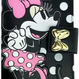 Loungefly Disney Minnie Mouse Faux Leather Wallet Snap Flap Clutch