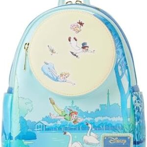 Loungefly Disney Peter Pan You Can Fly Glow Double Strap Shoulder Bag