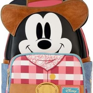 Loungefly Disney Western Mickey Mouse Double Strap Shoulder Bag