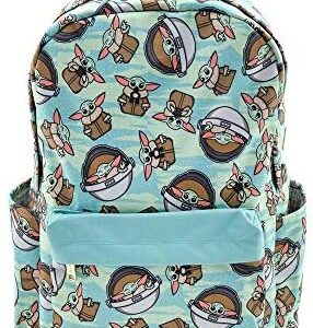 Loungefly Star Wars Baby Yoda Toss Pattern The Mandalorian Backpack