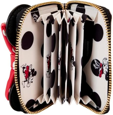 LOUNGEFLY Disney Minnie Rocks The DOTS Accordion Wallet - Image 4