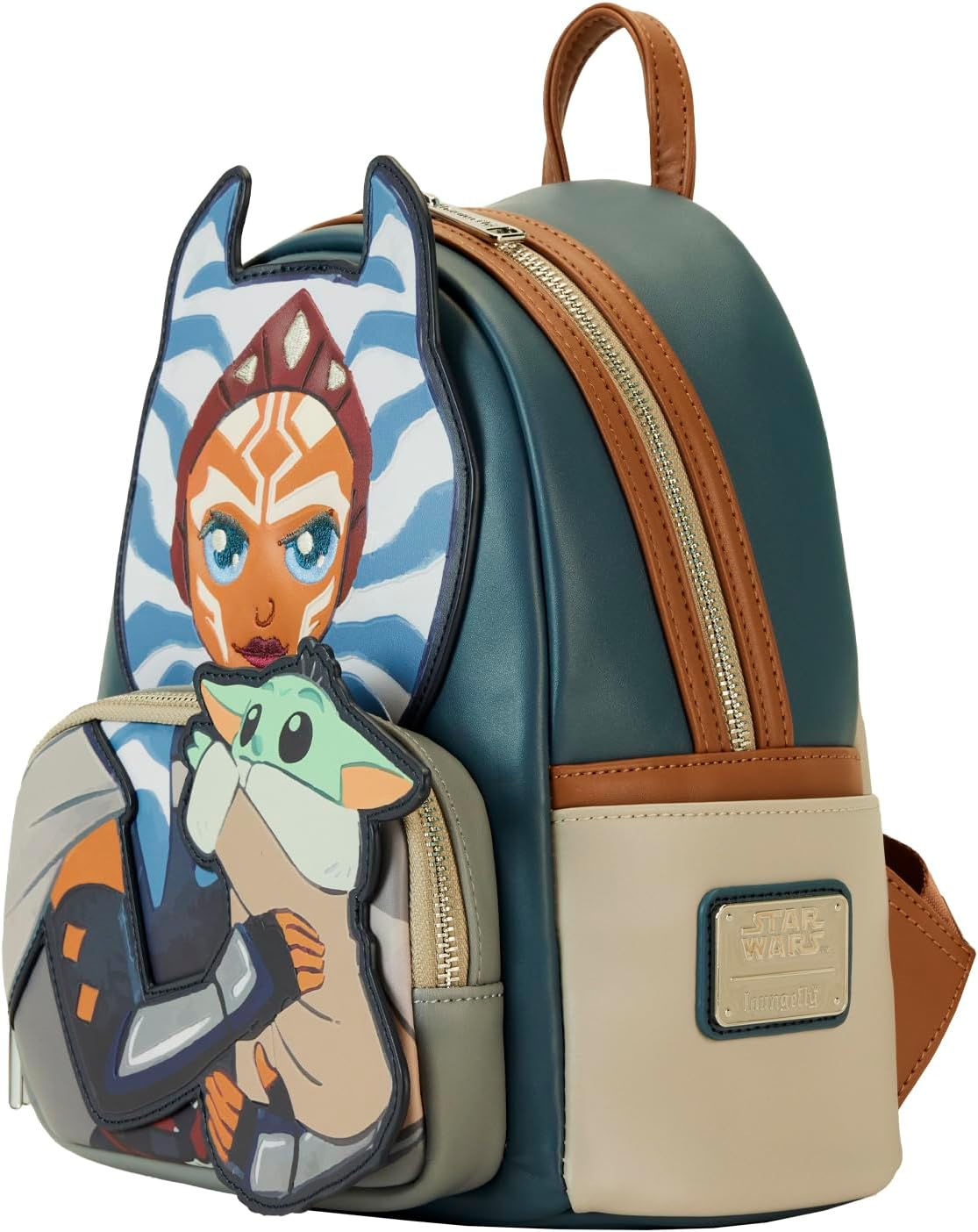 Loungefly Star Wars Ahsoka and Grogu Mini Backpack - Image 2