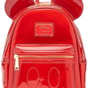 Loungefly Disney Mickey Mouse Holographic Series Womens Backpack - Ruby