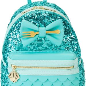 Loungefly Disney The Little Mermaid Sequins Collection Mini-backpack, Amazon Exclusive