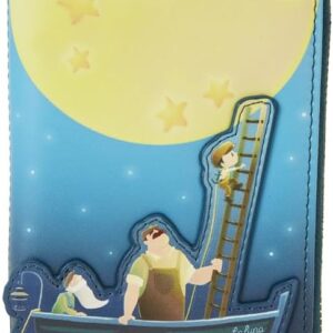 Loungefly Pixar Shorts La Luna Moon Zip Around Wallet