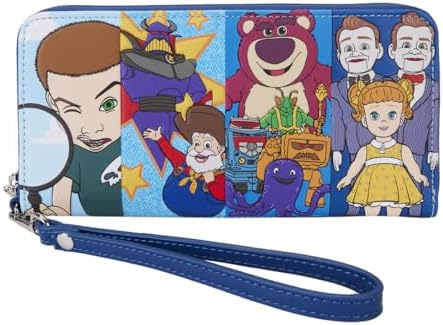 Loungefly Pixar Toy Story Movie Collab Baddies Zip Around Wristlet Wallet