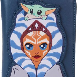 Loungefly Star Wars Ahsoka and Grogu Precious Cargo Zip Around Wallet
