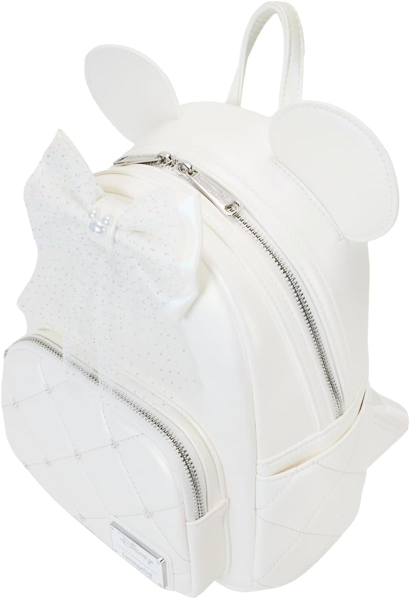 Loungefly Disney Minnie Mouse Iridescent Wedding Mini Backpack - Image 7