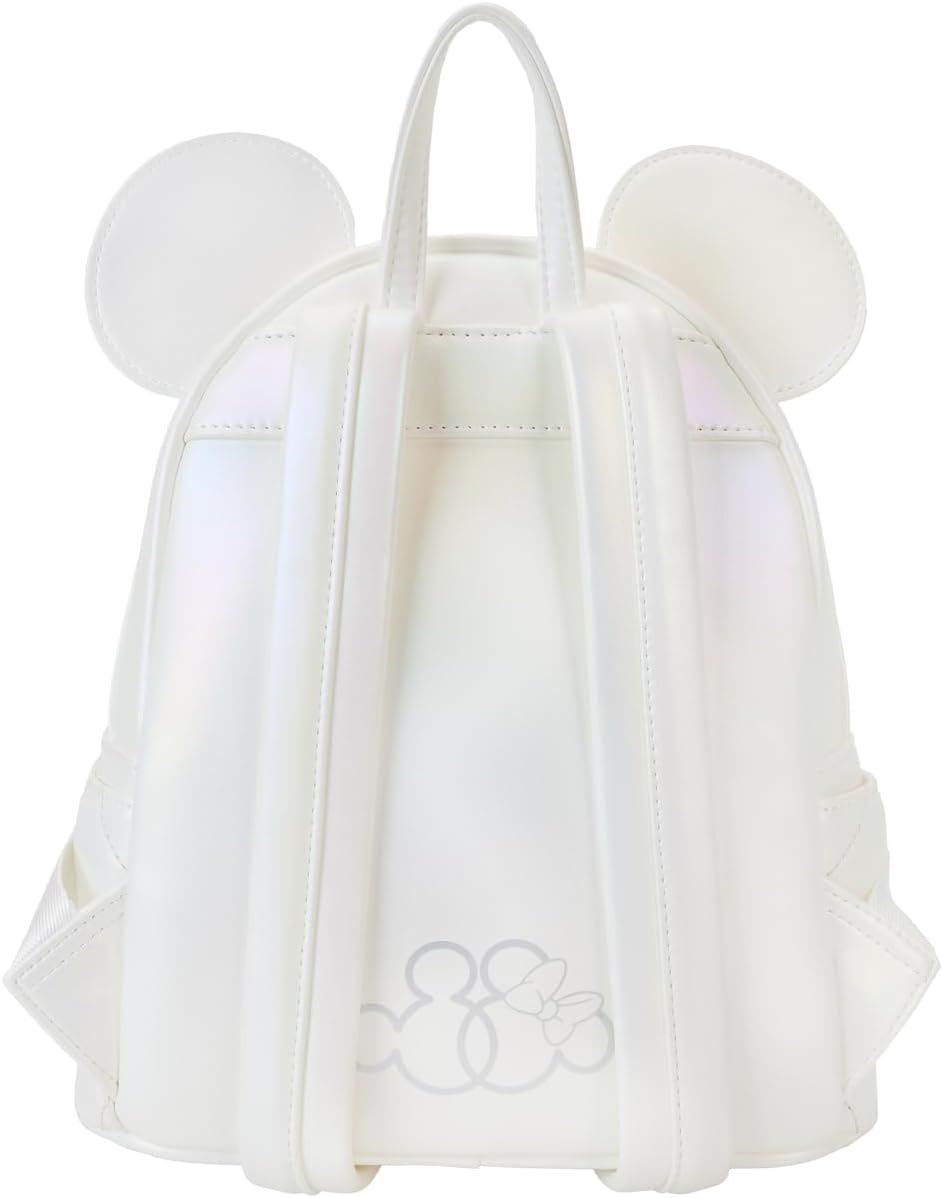 Loungefly Disney Minnie Mouse Iridescent Wedding Mini Backpack - Image 5