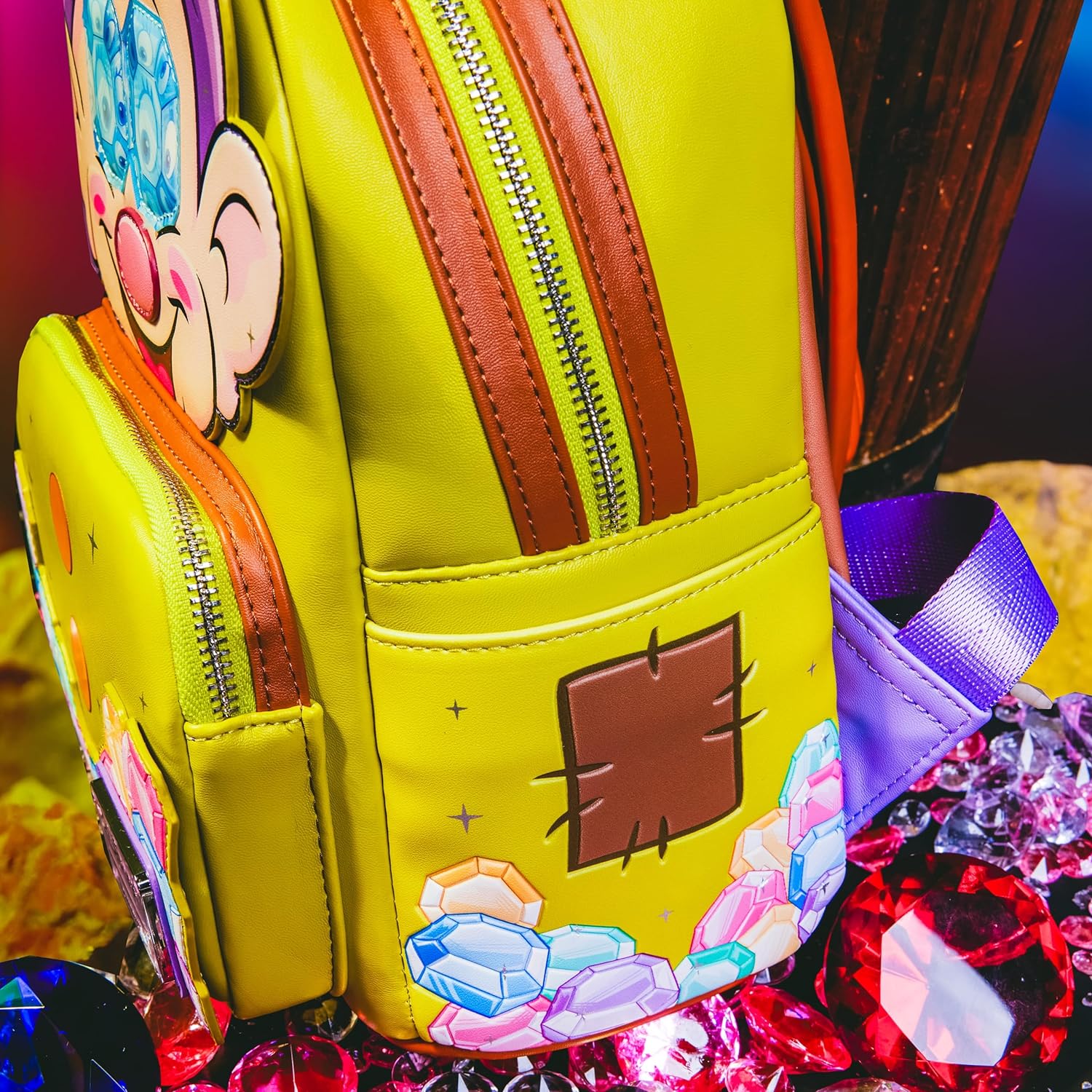 Loungefly Snow White: Diamond Dopey Mini-Backpack, Amazon Exclusive ...