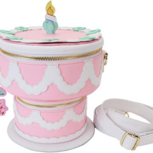 Loungefly Disney Alice in Wonderland Unbirthday Cake Figural Glow Crossbody Bag