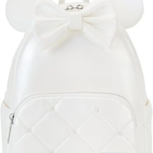 Loungefly Disney Minnie Mouse Iridescent Wedding Mini Backpack