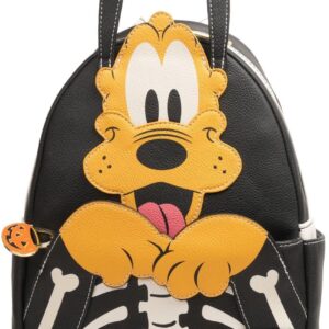 Loungefly Disney Pluto Skellington Glow-in-The-Dark Mini-Backpack - Entertainment Earth Exclusive