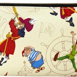 Loungefly Peter Pan, Captain Hook, and Smee Pirates Nylon Pouch