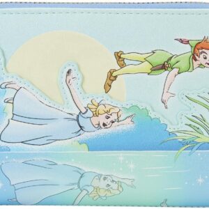 Loungefly Peter Pan You Can Fly Glow Zip Around Wallet