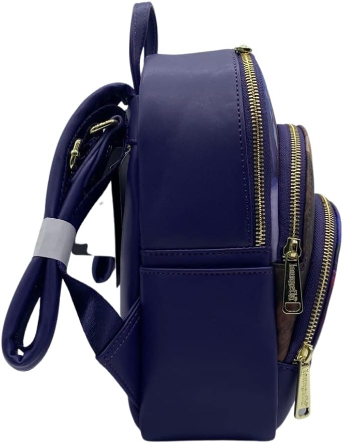 Loungefly Beauty and the beast Scene Triple Pocket Mini Backpack Shoulder Bag - Image 6