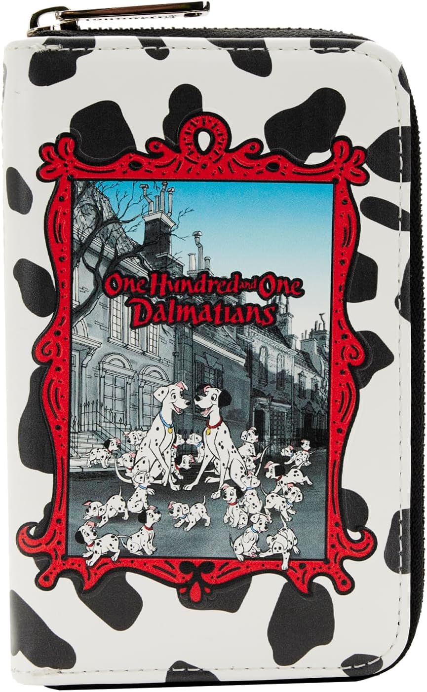 Loungefly Disney Classic Books 101 Dalmatians Book Zip Around Wallet