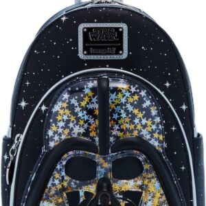 Loungefly Star Wars Darth Vader Helmet Glitter Mini Backpack - BoxLunch Exclusive